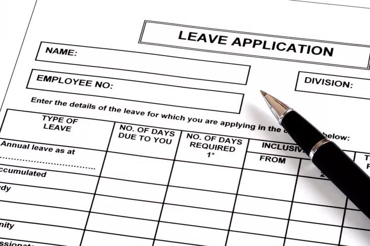请假单英文，Leave Application
