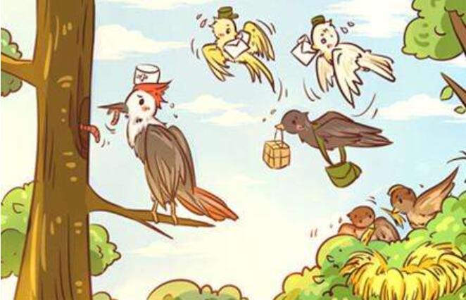 啄木鸟国王的童话故事