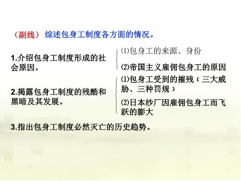 包身工教学设计