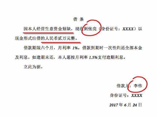个人借条的撰写要点与最佳实践