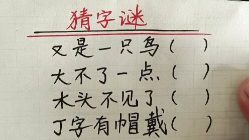 字谜故事，神秘的谜题及其答案