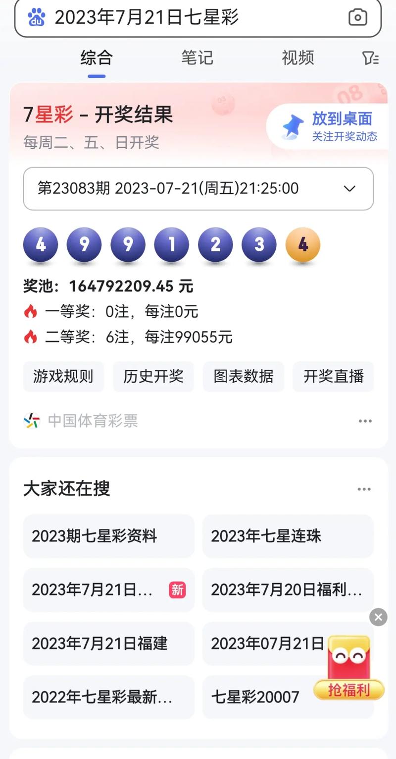 中国七星彩开奖时间解析