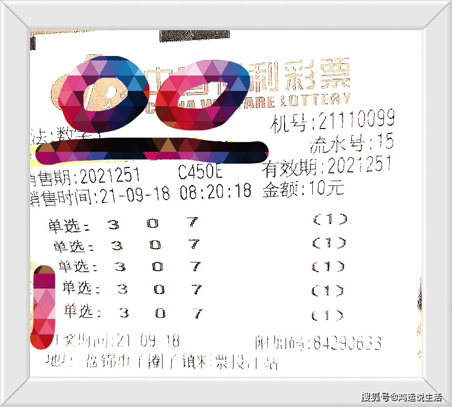 福彩3D，我的看法与理解