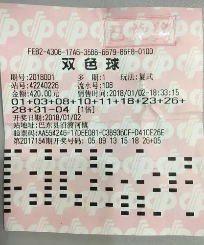 福彩双色球中奖票照片，揭秘幸运背后的故事