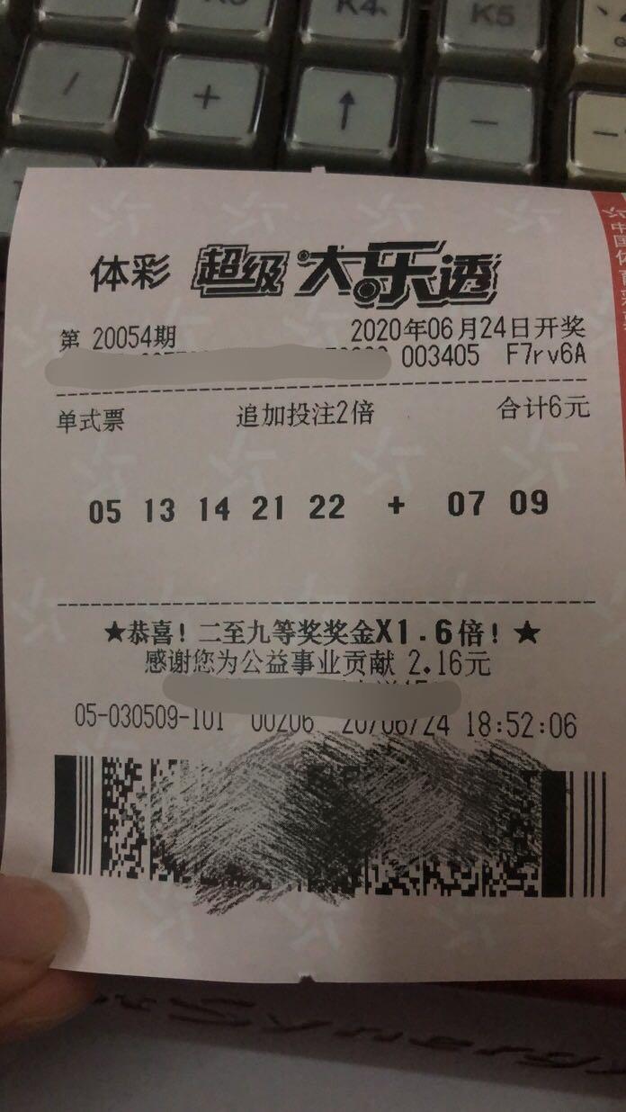 大乐透最新中奖彩票实票结果揭晓