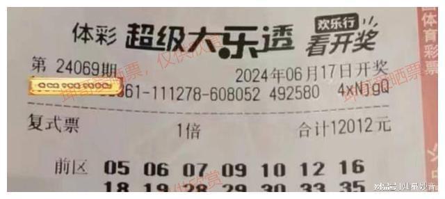 大乐透最新中奖彩票实票图，揭秘幸运背后的故事